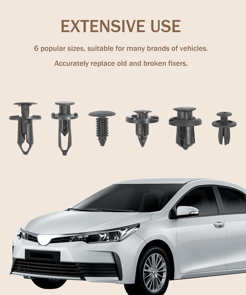 bylikeho 200PCS Automotive Clips Fastener Kit - Image 4