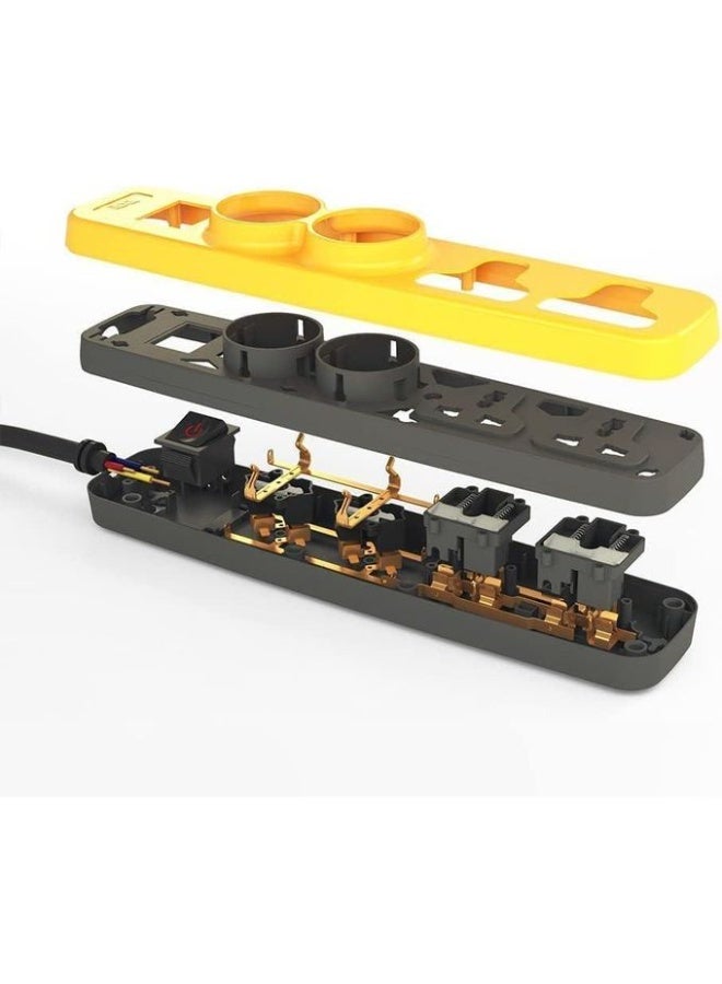 iLOCK Power Strip with 4 Outlets (2 Schuko + 2 Universal) - Image 4