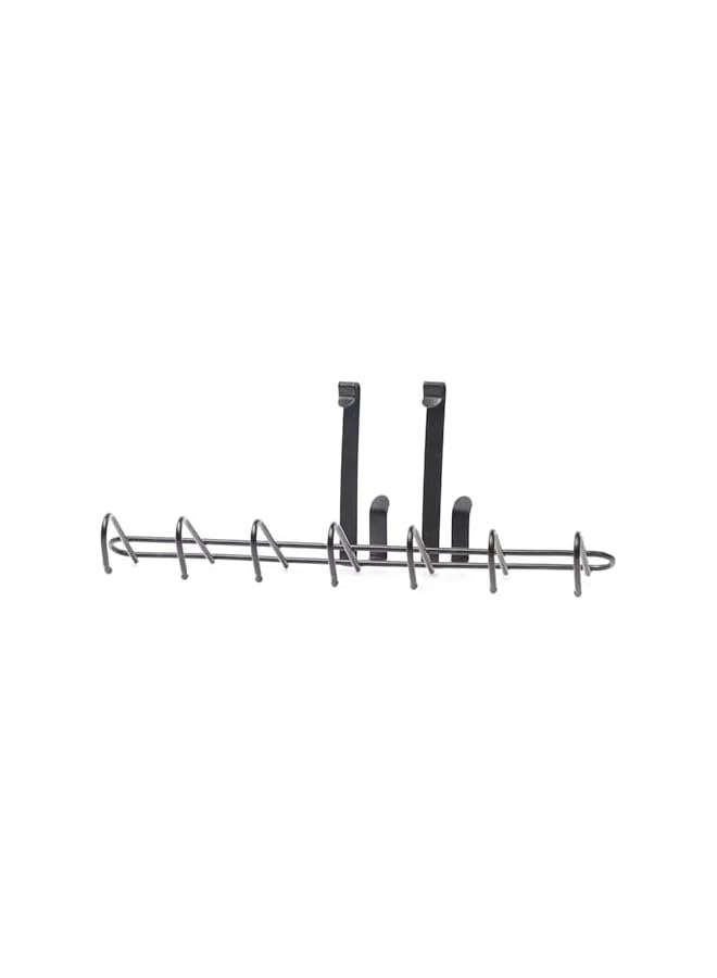 sulfar Sulfar Steel Over The Door Hook Hanger, Hanging Organizer Rack with No Hole Drilling Required for Bedroom, Bathroom & Kitchen Doors of Shirts, Belts, Towels  - Image 5