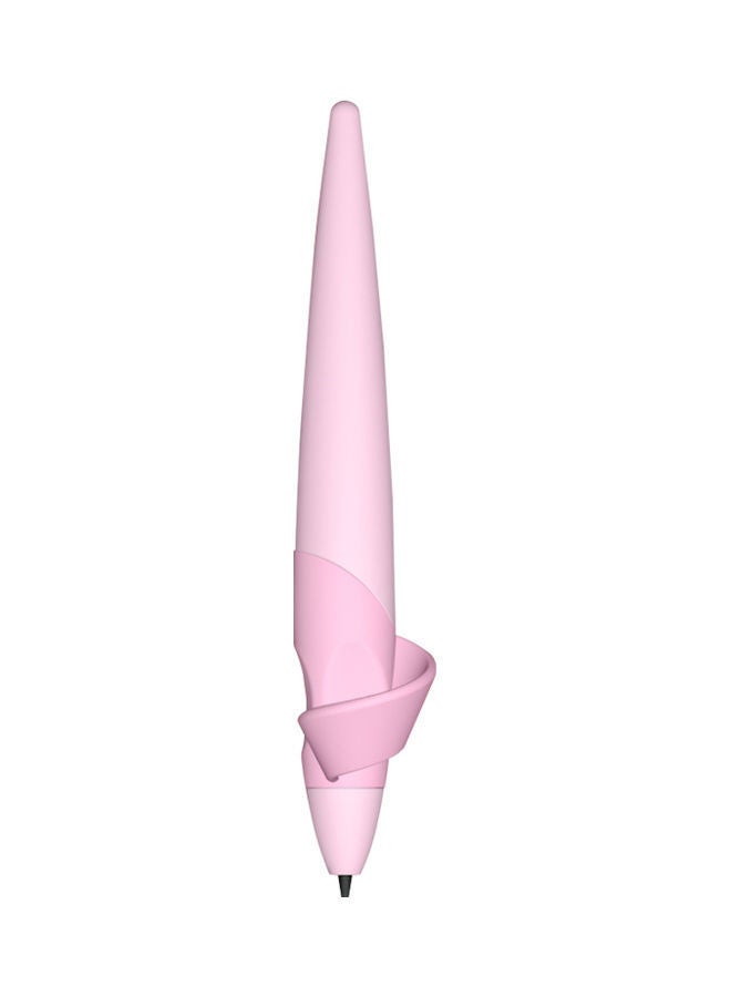 NIBEMINENT Non-Slip Silicone Handle Mechanical Pencil 0.7mm HB Pink - Image 1