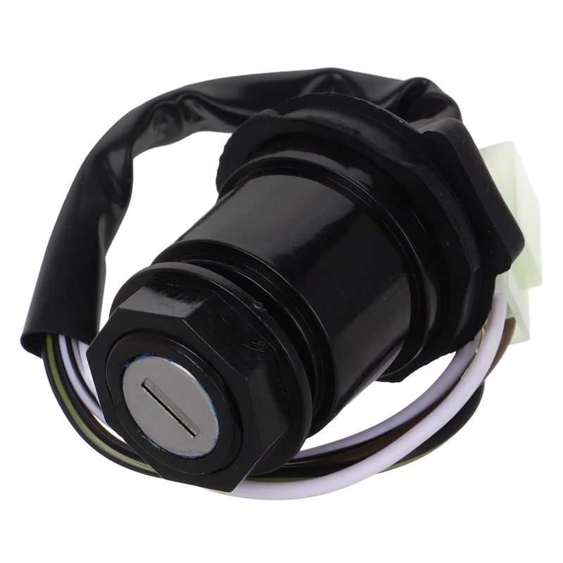 Motorcycle Ignition Switch with Key, Electromobile Start Ignition Panel Key Switch Lock for Scooter, ATV, Go Kart, and Powersports Vehicles - Image 1