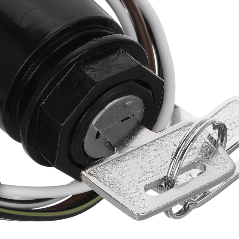 Motorcycle Ignition Switch with Key, Electromobile Start Ignition Panel Key Switch Lock for Scooter, ATV, Go Kart, and Powersports Vehicles - Image 3