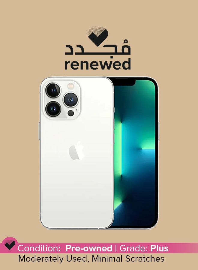 Apple Renewed - iPhone 13 Pro Max 256GB Silver 5G With Facetime - International Version - Image 1