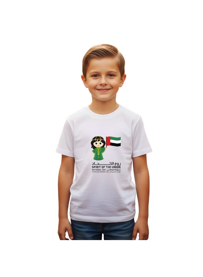 PRINTSHOP4ME UAE Tshirts For Celebrating  UAE National Day Flag Day For Kids Unisex Tshirt Collection Made In Uae - Image 2