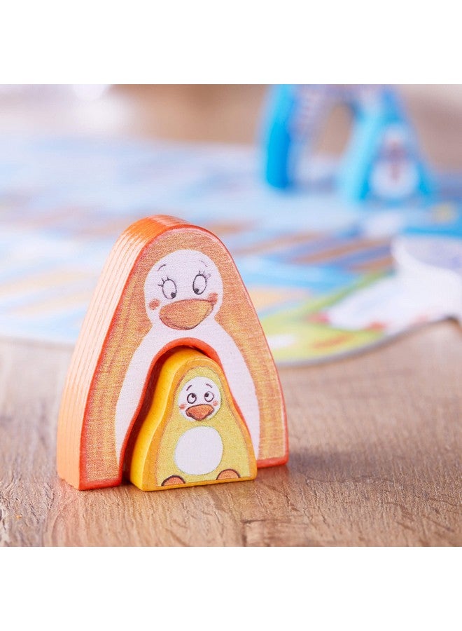 هابا ألعابي الأولى - لعبة Go, Go Little Penguin Gifts التعليمية للأطفال الصغار - ألعاب لوحية تعاونية للأطفال بعمر عامين - صنع في ألمانيا - Image 4