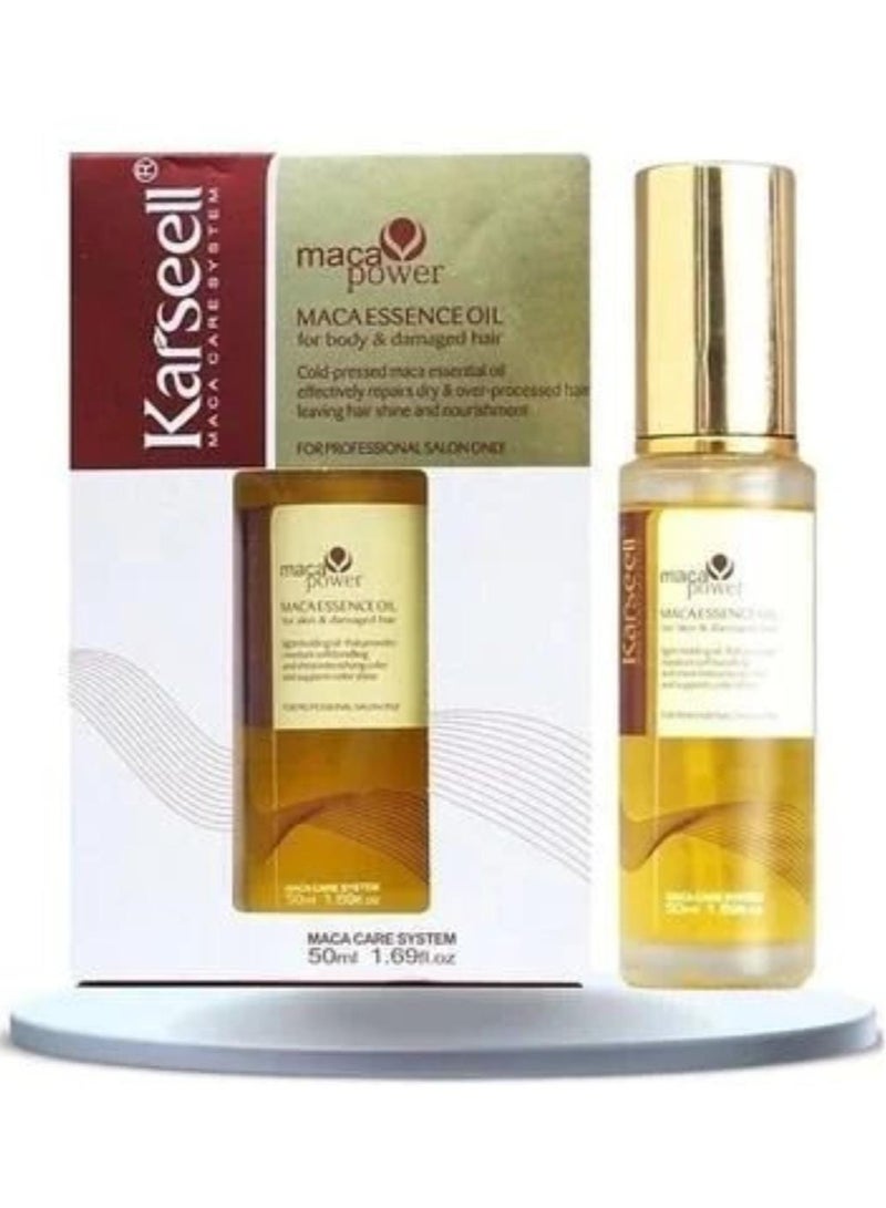 كارسيل خلاصة الزيت الأرغان الطبيعي للبشرة والشعر المتضرر 50ملي الاصلي