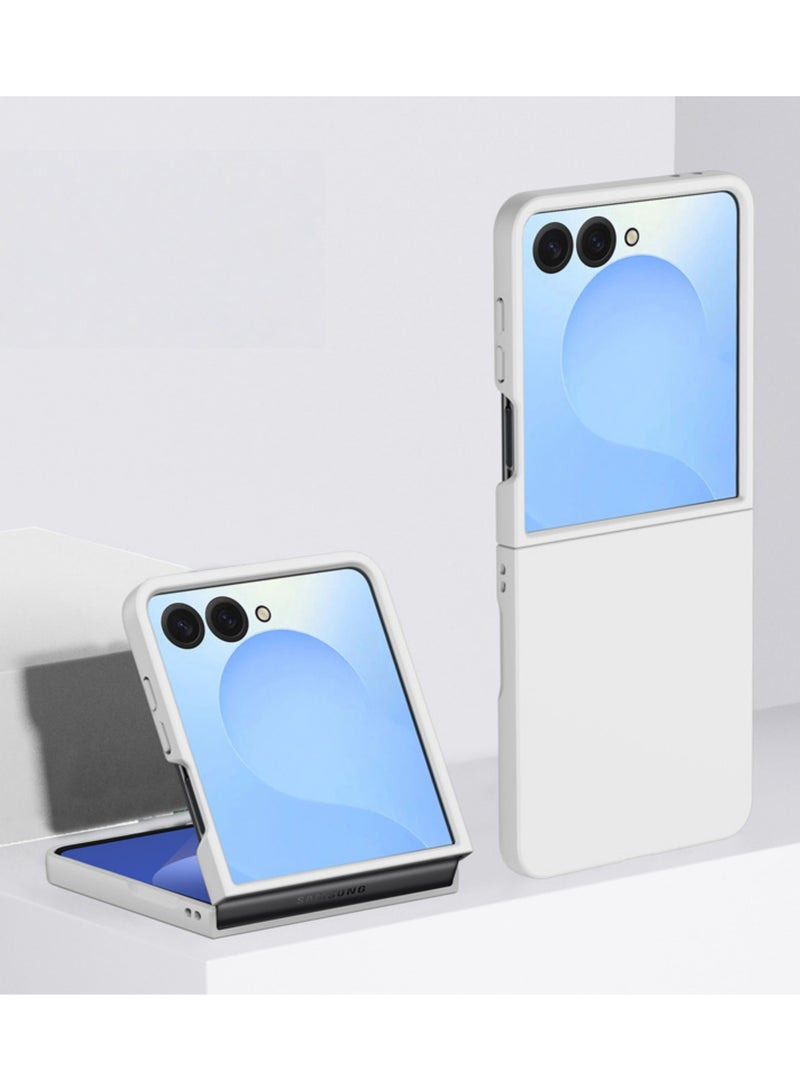 Rock Pow Case for Samsung Galaxy Z Flip 7, Ultrathin Hard Shockproof Back Cover with Touch Sensitive Screen Protector Anti Scratch Case