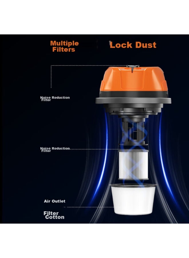 Royalstar Vacuum Cleaner For Home And Industrial Use, High Suction Power, Tile Cleaning, 2200w High-power Barrel-type Commercial Carpet Cleaner For Hotels, Powerful 18l - Image 3