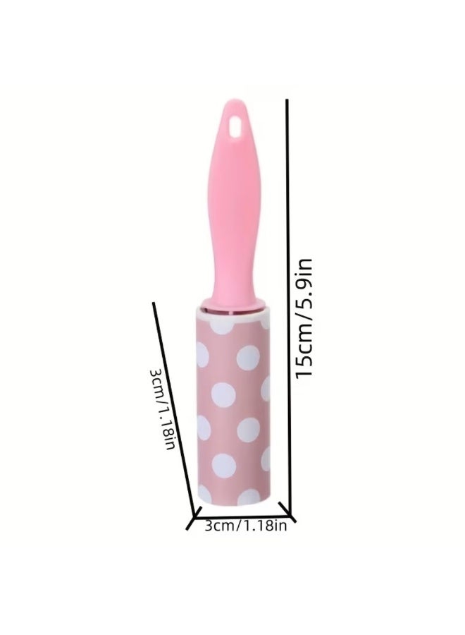 رول إزالة شعر القطط (صغيرة مناسبة للتنقل) مزيل شعر الحيوانات الأليفة بحجم صغير عملي ومثالي للسفر والتنقل لإزالة الوبر والشعر المتساقط من الملابس والأثاث والسجاد بسهولة وفعالية أداة تنظيف محمولة للقطط والكلاب - Image 5