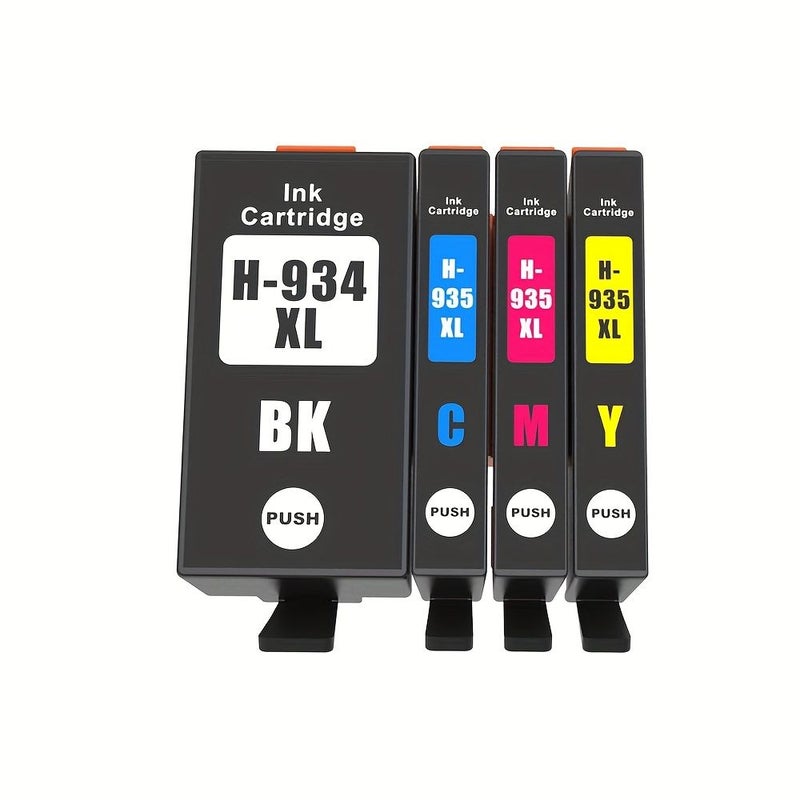 Compatible Ink Cartridge Replacement 934 935 XL High Yield 4 Color Set For Officejet Pro Printers - Image 5