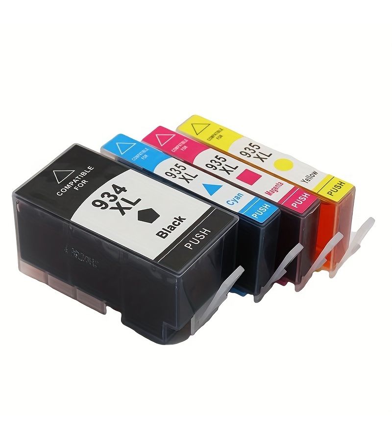 Compatible Ink Cartridge Replacement 934 935 XL High Yield 4 Color Set For Officejet Pro Printers - Image 1