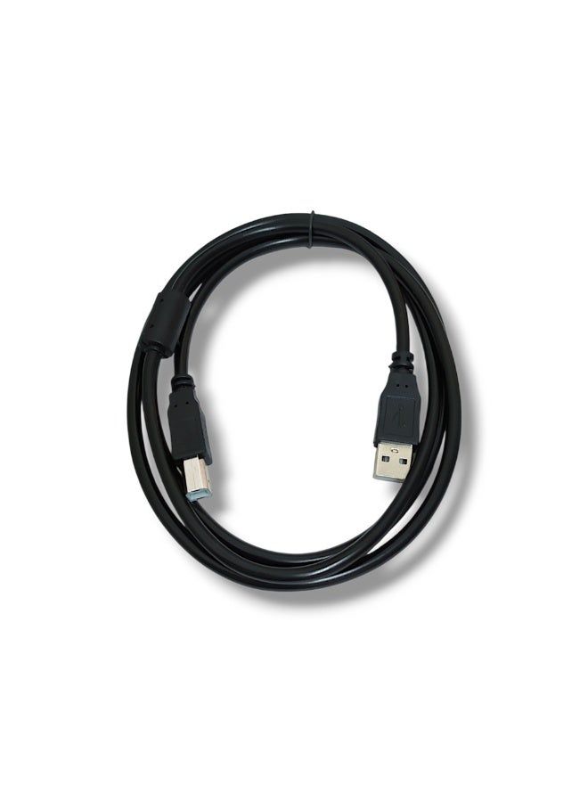1.5m High-Speed ​​USB 2.0 USB-A to USB-B Printer Cable – Compatible with Printers and Scanners – Black - Image 3