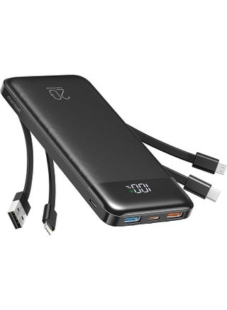 Power Bank With Built In Cables 20000Mah Usb C Battery Pack 5 Outputs 4 Inputs With Led Display Type C Powerbank 22.5W Fast Charging Portable Charger Compatible With Smartphones And More - pzsku/Z7D7CE4CC6E12D717F339Z/45/_/1715317453/a2da9bdf-2780-4176-a93e-5529a6c461dd