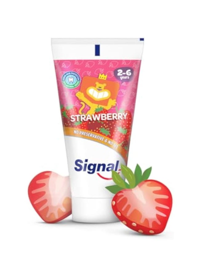 Signal strawberry kids toothpaste, 2-6 years, 50 ml