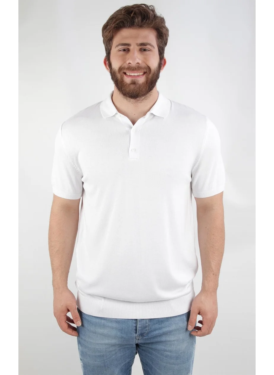Alexander Gardi Knitwear Regular Fit Polo Neck T-Shirt