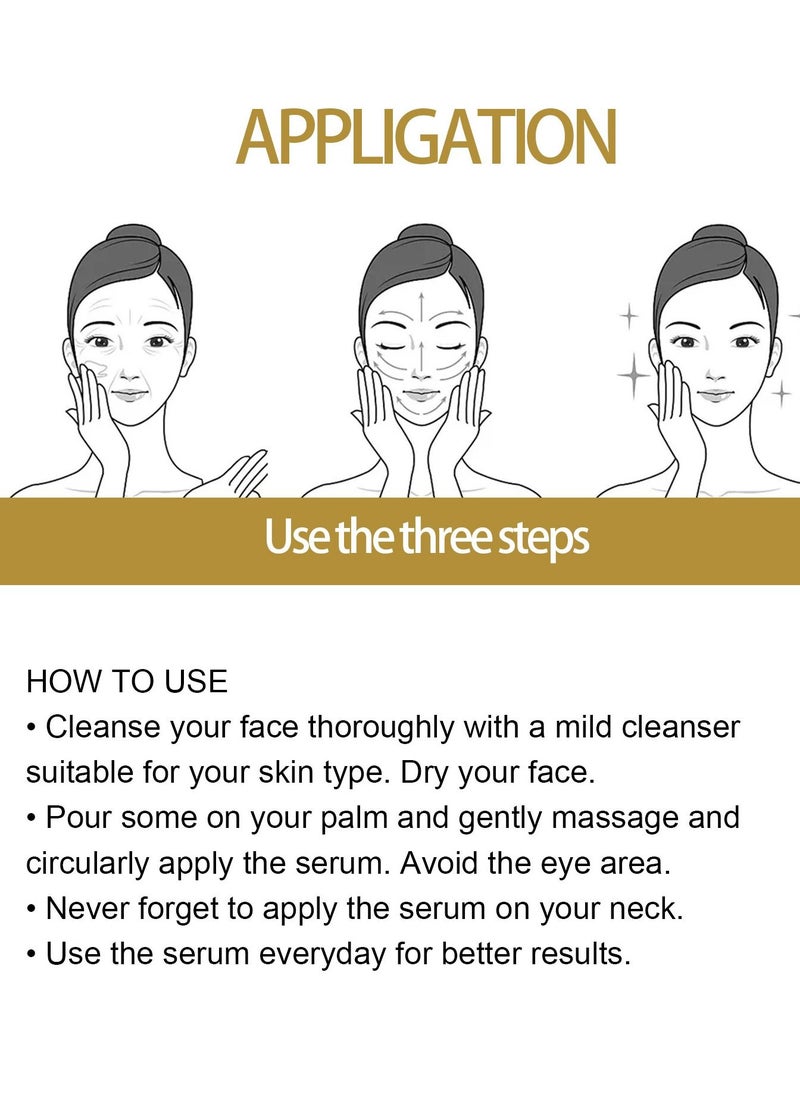 OUHOE - YouthElixir 24K Gold Collagen Boost Serum,24k Pure Gold Foil Essence Serum,Facial Serum Anti Aging,for All Skin Type - Image 1