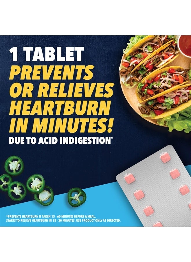 Pepcid AC Original Strength Heartburn Relief Tablets, Prevents & Relieves Heartburn Due to Acid Indigestion & Sour Stomach, 10 mg Famotidine to Reduce & Control Acid, Fast-Acting, 30 Ct  - Image 2