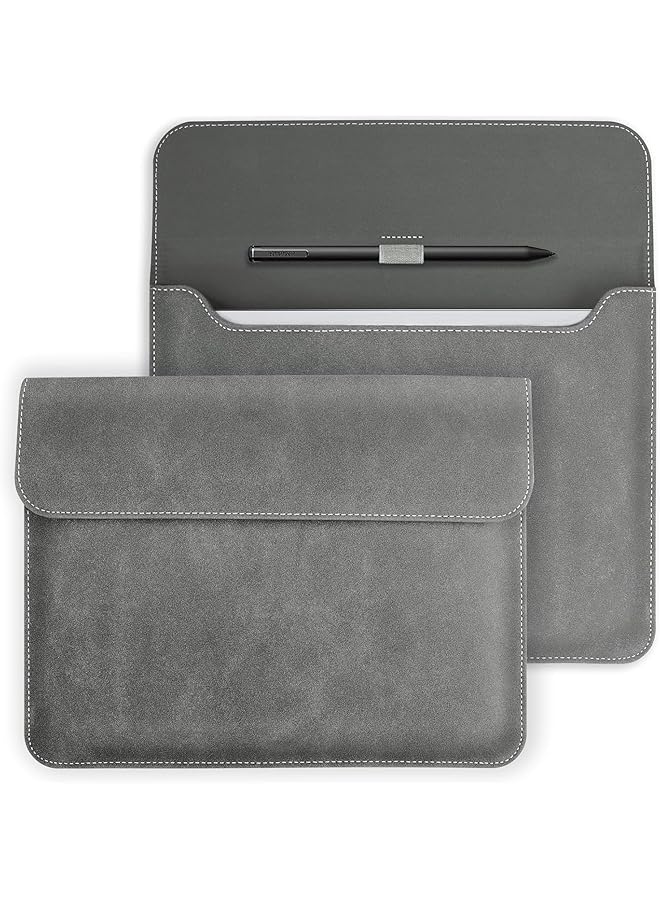 إيروريكس حافظة لجهاز Remarkable 2 حافظة حماية رفيعة مع حامل قلم لجهاز Remarkable 2 اللوحي الملون مقاس 10.3 بوصة باللون الرمادي - Image 1