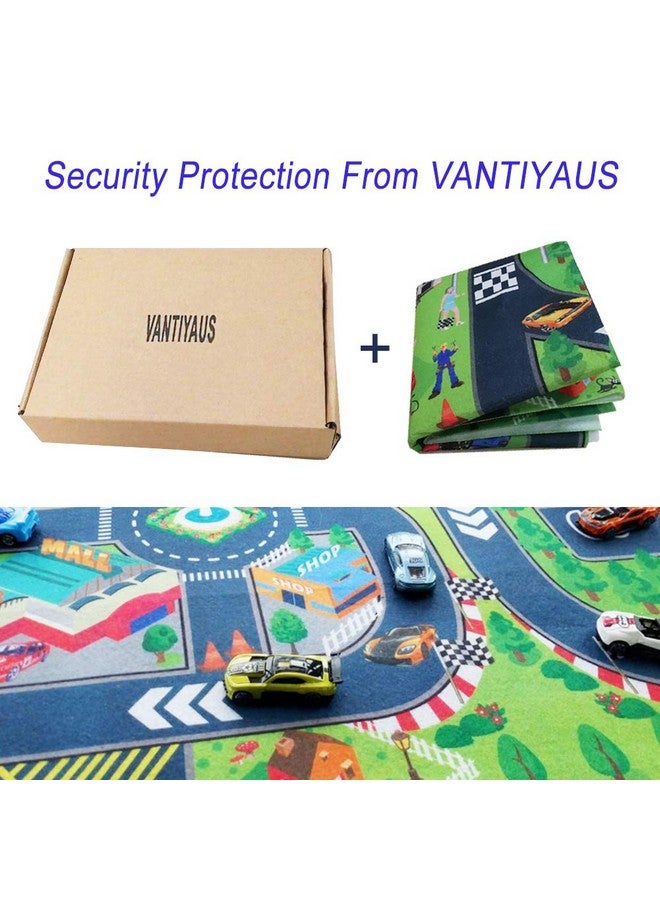 VANTIYAUS Road Playmat Toy,Kids Carpet Playmat,Great for Playing with Cars and Toys,Children Educational Road Traffic Play Mat- Learn and Have Fun Safely - Image 3