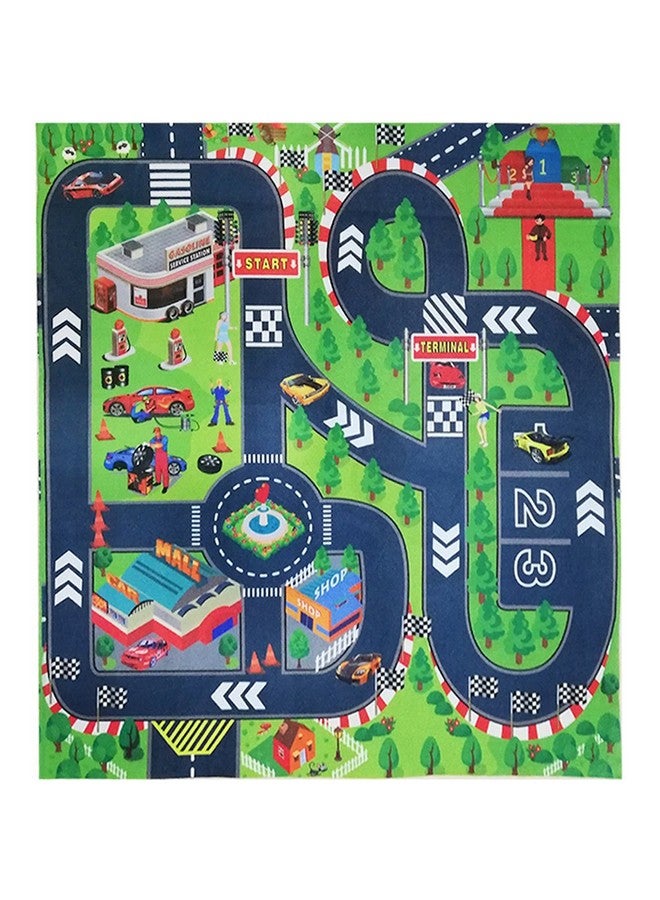 VANTIYAUS Road Playmat Toy,Kids Carpet Playmat,Great for Playing with Cars and Toys,Children Educational Road Traffic Play Mat- Learn and Have Fun Safely - Image 1