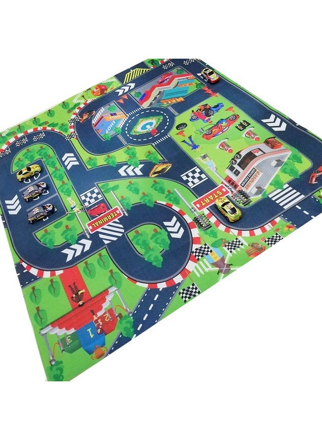 VANTIYAUS Road Playmat Toy,Kids Carpet Playmat,Great for Playing with Cars and Toys,Children Educational Road Traffic Play Mat- Learn and Have Fun Safely - Image 5