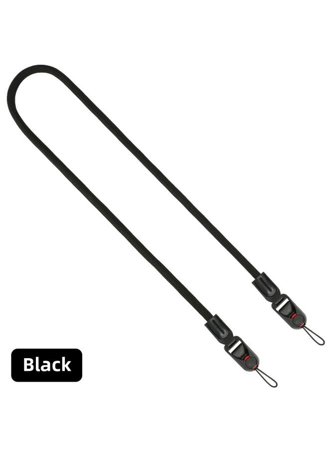 Jn Jino Camera Strap Lanyard Suitable For Sony A7M4 Quick Release Shoulder Strap Mirrorless Single Fuji Xt5Xs20Xs10-Color:black - Image 1