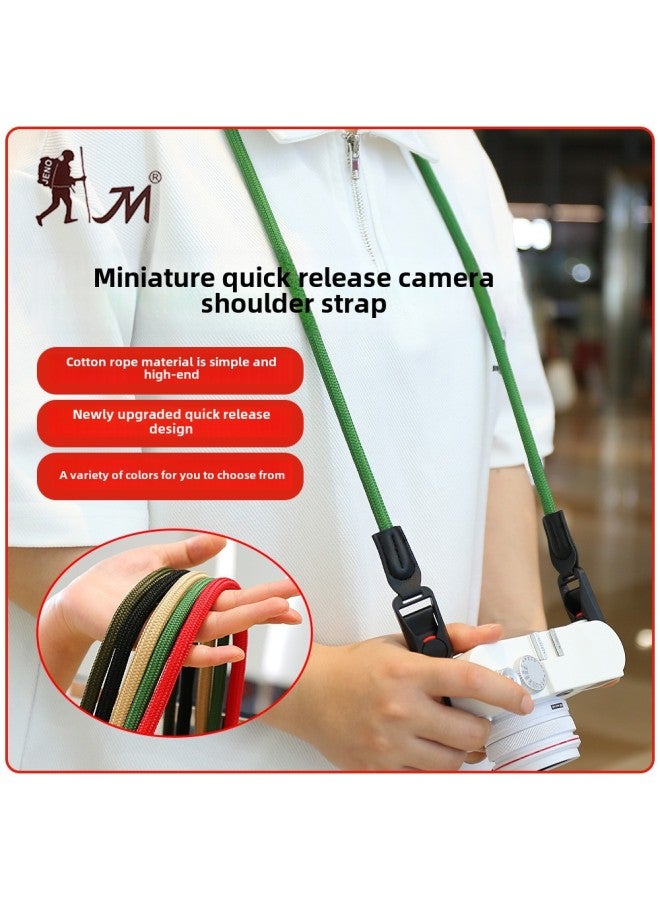 Jn Jino Camera Strap Lanyard Suitable For Sony A7M4 Quick Release Shoulder Strap Mirrorless Single Fuji Xt5Xs20Xs10-Color:black - Image 2