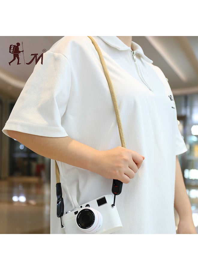 Jn Jino Camera Strap Lanyard Suitable For Sony A7M4 Quick Release Shoulder Strap Mirrorless Single Fuji Xt5Xs20Xs10-Color:black - Image 5