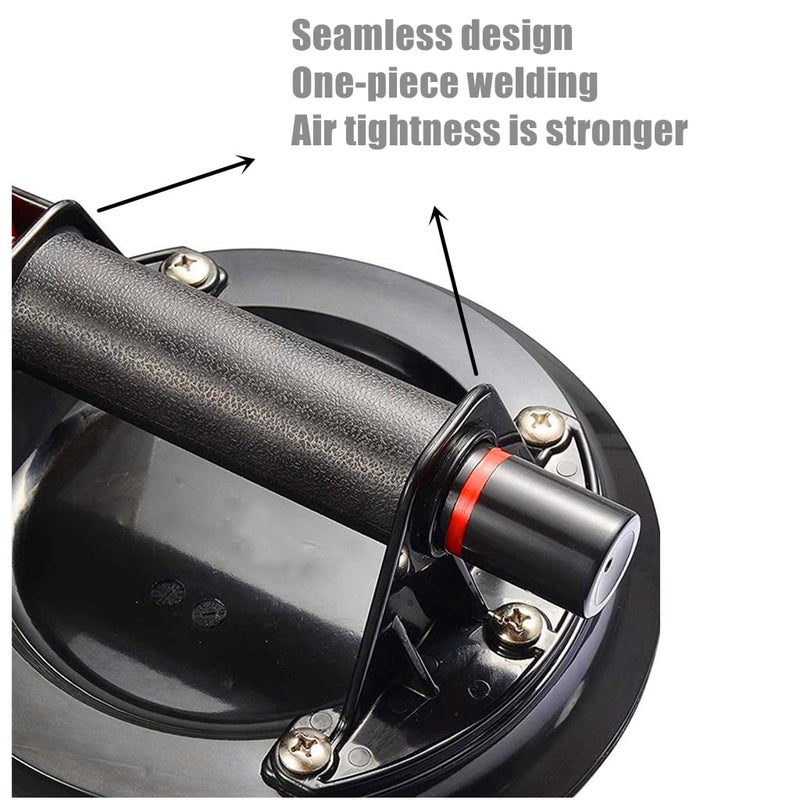 IMT 8" Glass Suction Cups for Granite & Glass Lifting, Vacuum Suction Glass Lifter with Handle, 240lbs Load Capacity W/Free Case - Image 4