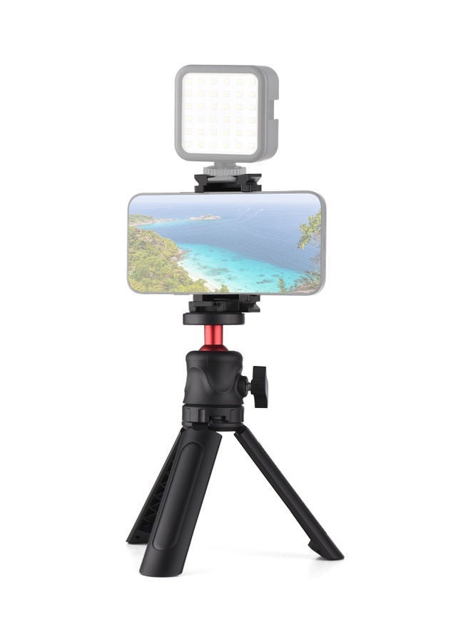 NIBEMINENT Portable Phone Holder with Tripod Kit Black  - Image 2