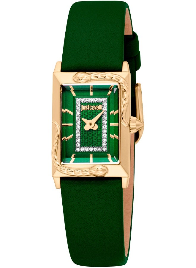 Just Cavalli جست كافالي ليدي دولشيزا سنيك JC1L364L0025 - جلد إناث كوارتز 2 يدين - Image 1