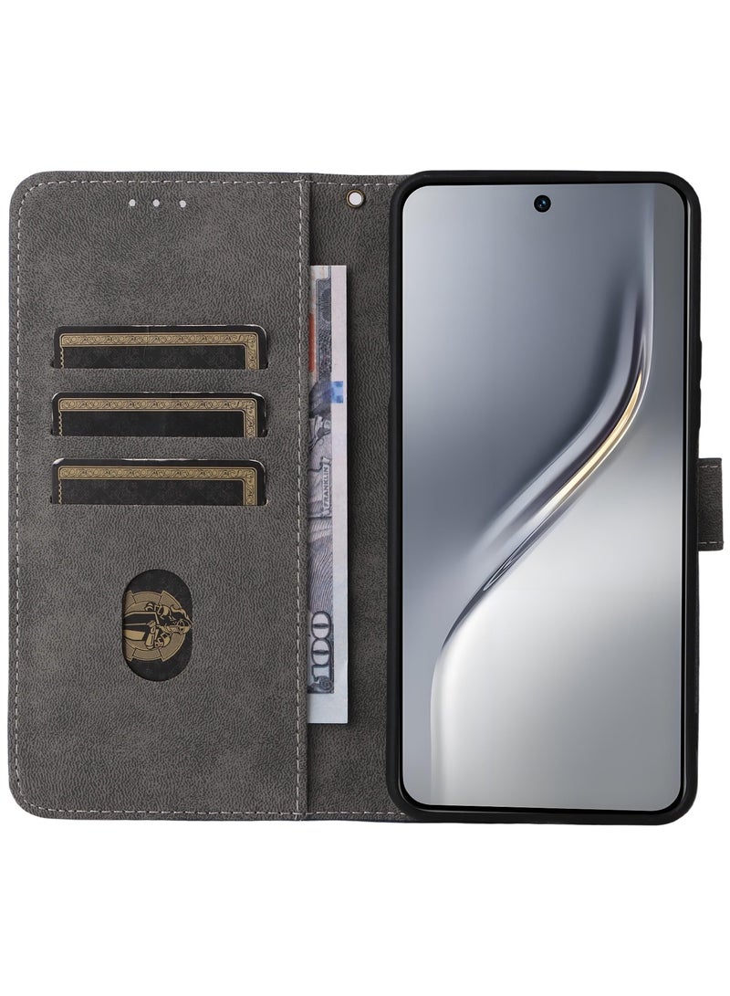 Phone Case for Tecno Camon 40 Premier 5G with RFID Security Protection Flip PU Leather Wallet Case with Card Holder Shockproof Protective Cover - Image 3