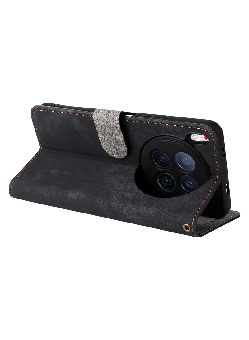 Phone Case for Tecno Camon 40 Premier 5G with RFID Security Protection Flip PU Leather Wallet Case with Card Holder Shockproof Protective Cover - Image 5