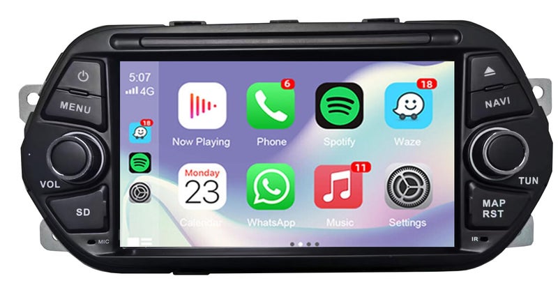 GOJOHO for Double Din for Fiat Tipo Aegea EGEA Radio 20152018 7 IPS Touchscreen with Carplay Android autoGPS Navigation SWC and Free Rear Camera - Image 2