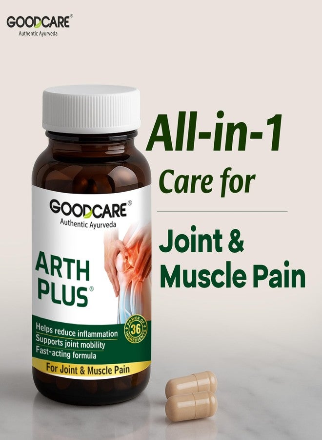 GOOD CARE Goodcare Arth Plus 60 Capsules | Ayurvedic Joint Support Supplement | Helps Relieve Joint Pain, Stiffness & Inflammation | Supports Mobility & Flexibility | Herbal Supplement - Image 2