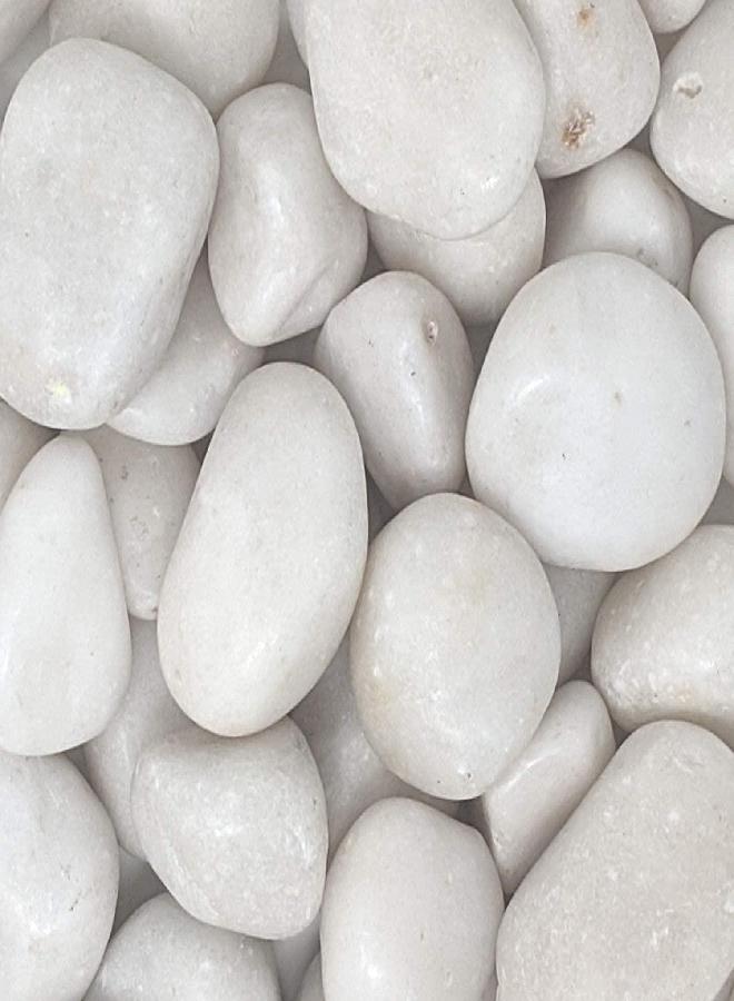 Midwest Hearth Decorative Polished White Stones 1" to 2" Size (10-lb Bag) - Image 3