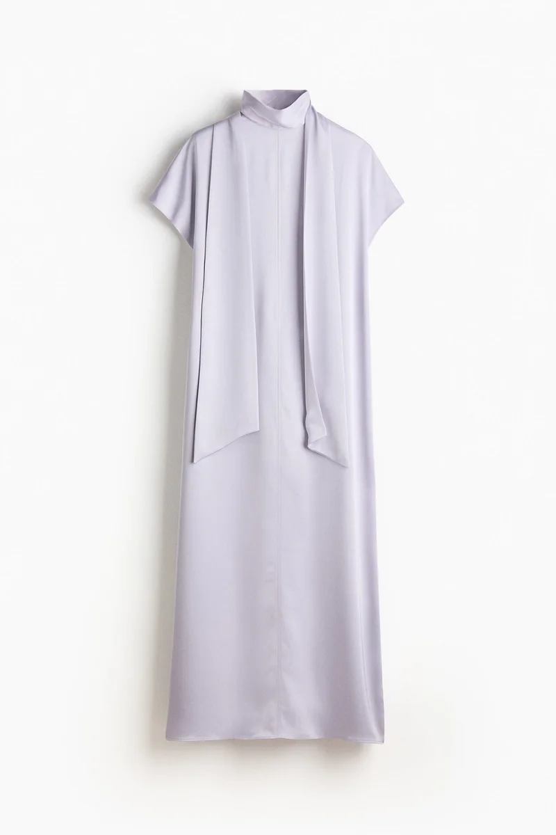 H&M Scarf-detail maxi dress