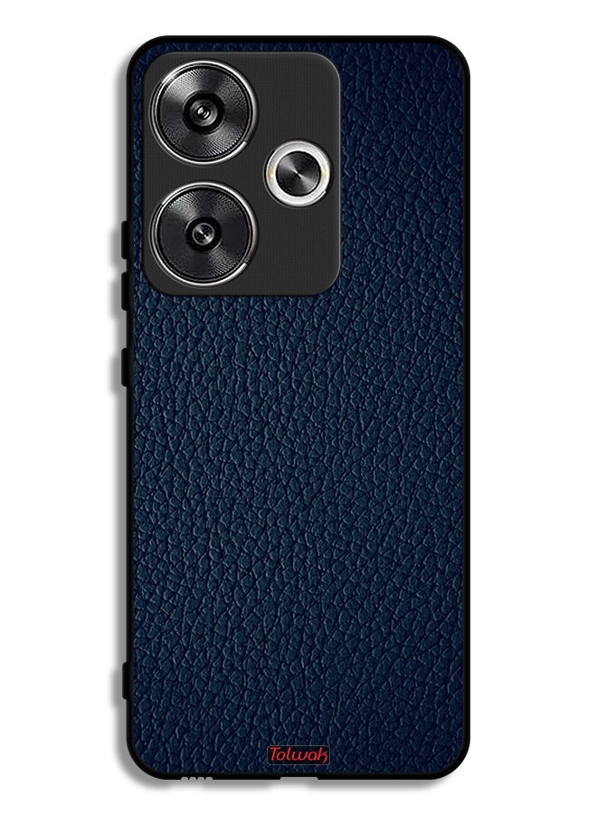 Tolwak Xiaomi Poco F6 5G Protective Case Cover Leather Pattern - Image 1