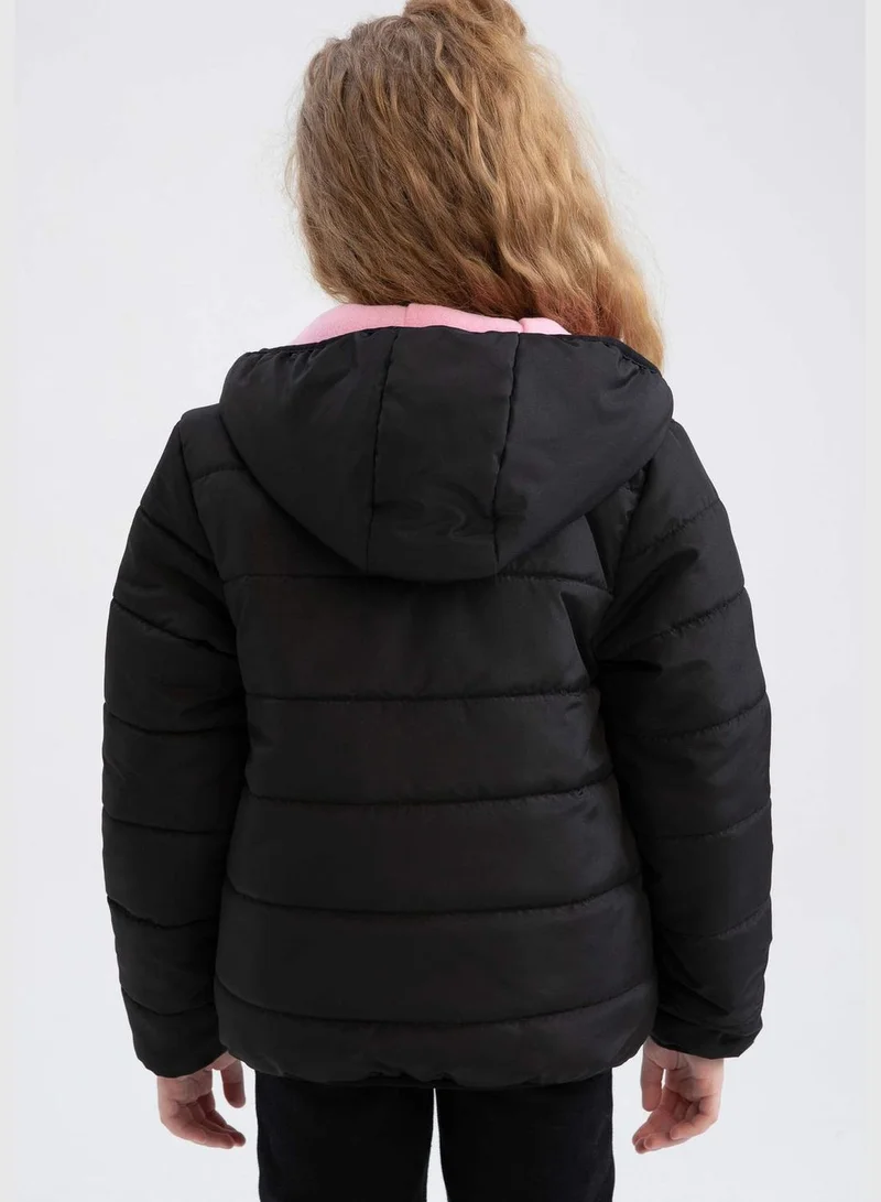 DeFacto Girl Hooded Long Sleeve Jacket