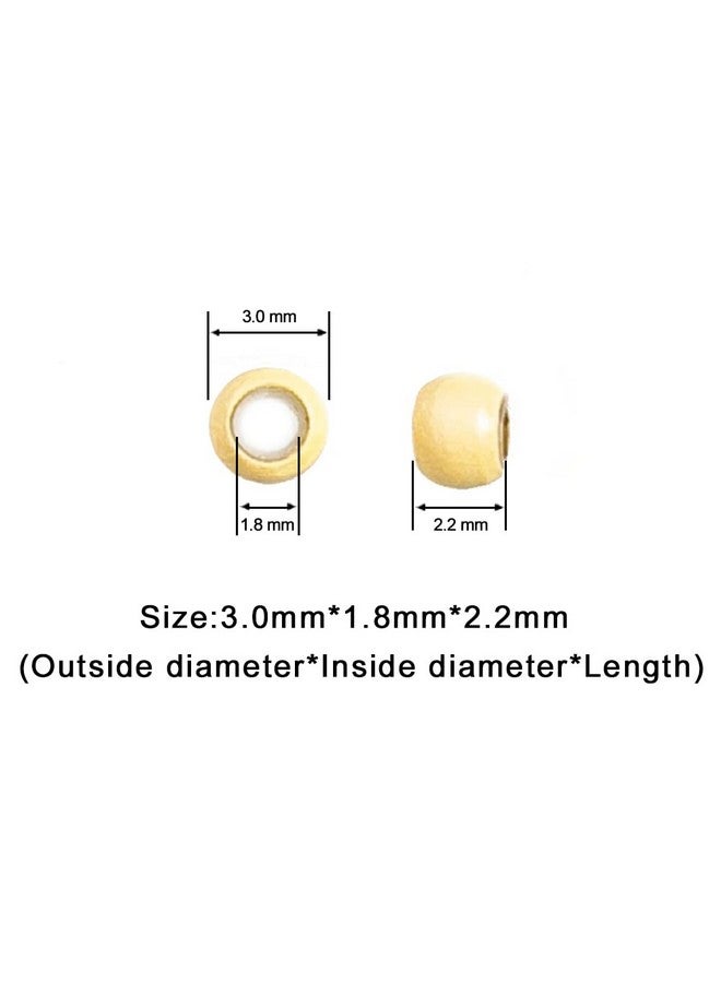 coloryoung 300 Pcs Nano Copper Micro Rings Dreadlock Beads With Silicone Microlink Nano Micro Tube Ring For Nano Tip Hair Extensions 3.0X1.8X2.2 Mm - Image 2