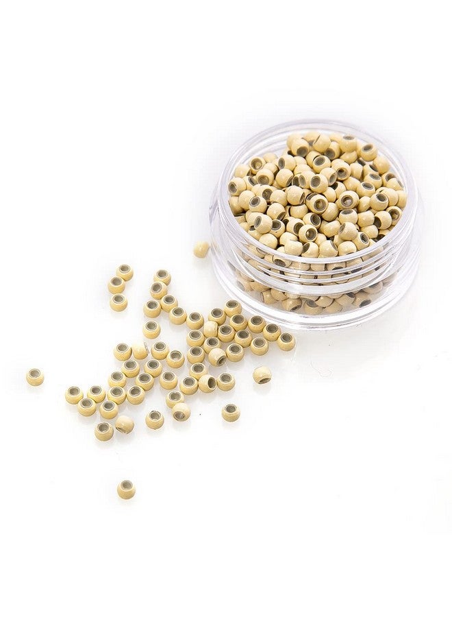 coloryoung 300 Pcs Nano Copper Micro Rings Dreadlock Beads With Silicone Microlink Nano Micro Tube Ring For Nano Tip Hair Extensions 3.0X1.8X2.2 Mm - Image 4