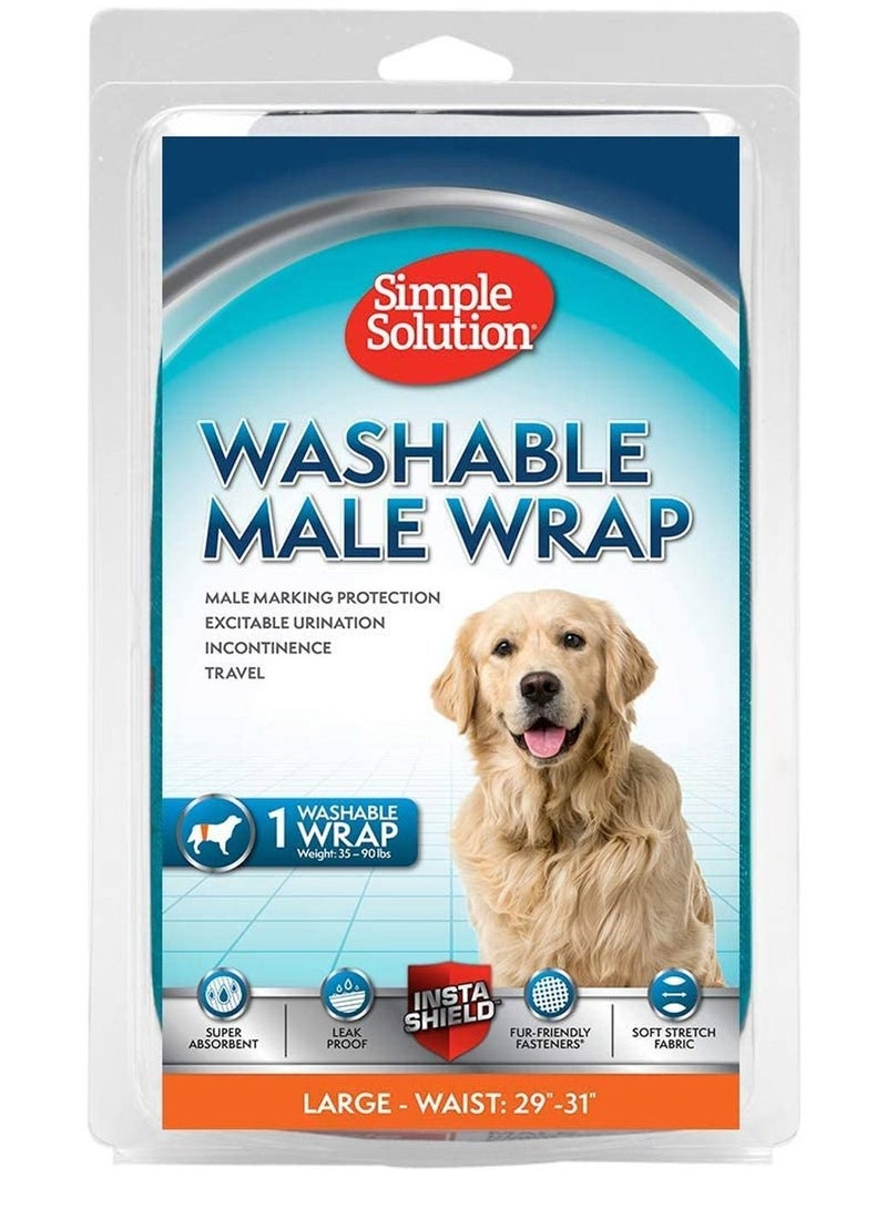 Simple Solution لفافات الكلاب الذكور القابلة للغسل متوسطة الحجم - Image 1
