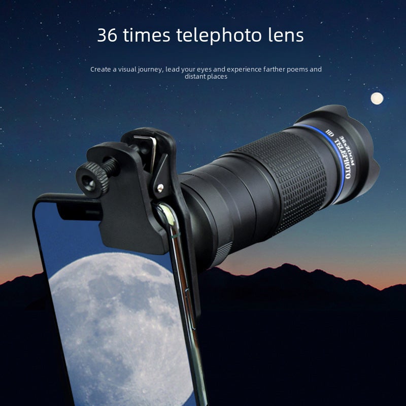 Telescope 36x Magnification - High Definition Photography Compact Portable Telescope for Outdoor Adventures Concerts and Fishing - Image 3