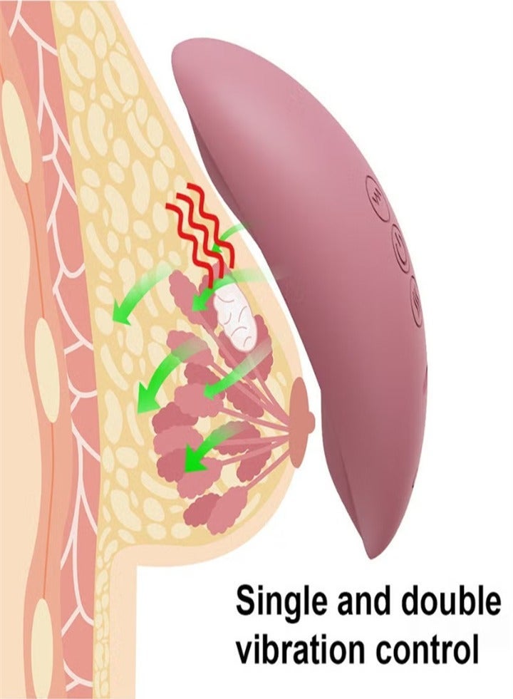 general Lactation Massager, Heated Electric Massager for Breastfeeding - 10 Vibration Modes to Improve Milk Flow and Relieve Postpartum Swelling and Pain - Image 2