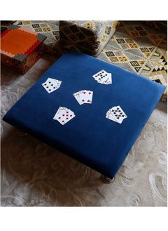 ماركة غير محددة طاولة بلوت اقتصادية أزرق 60x60x18 cm  - Image 3
