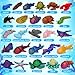 CHolic 26Pcs 3D Printed Ocean Animals Set Mini Animals 3D Printed Toys Ocean Animal Figurines Toys Fidget Articulated Flexible Toy for Party Favors Birthday Gifts Office Desktop Christmas Decoration - Image 4
