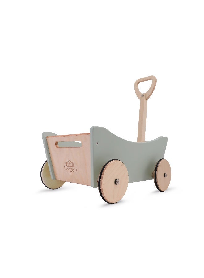 Kinderfeets Pull Wagon Sage - Premium High Quality Toddler Walker - Image 1