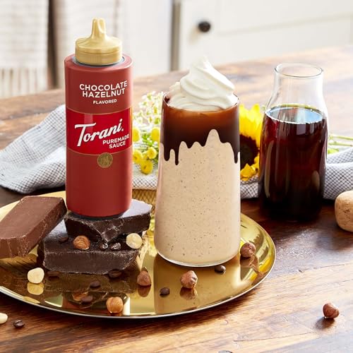 Torani Puremade Sauce Salted Chocolate Caramel 165 Ounces Pack of 4  Packaging May Vary - Image 5