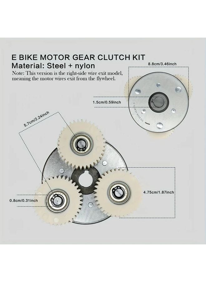 طقم استبدال تعشيق ناقل الحركة من النايلون 36T لمحرك Bafang، قطعة واحدة، إكسسوارات دراجة كهربائية - Image 3