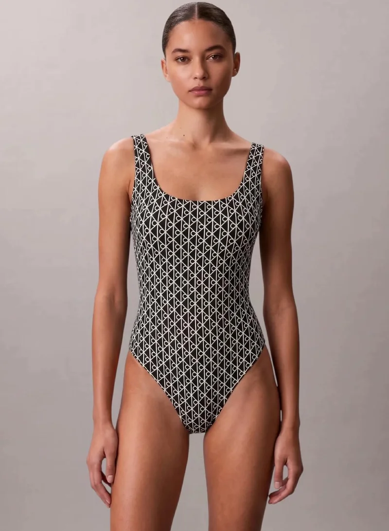Scoop Back Swimsuit - CK Icon